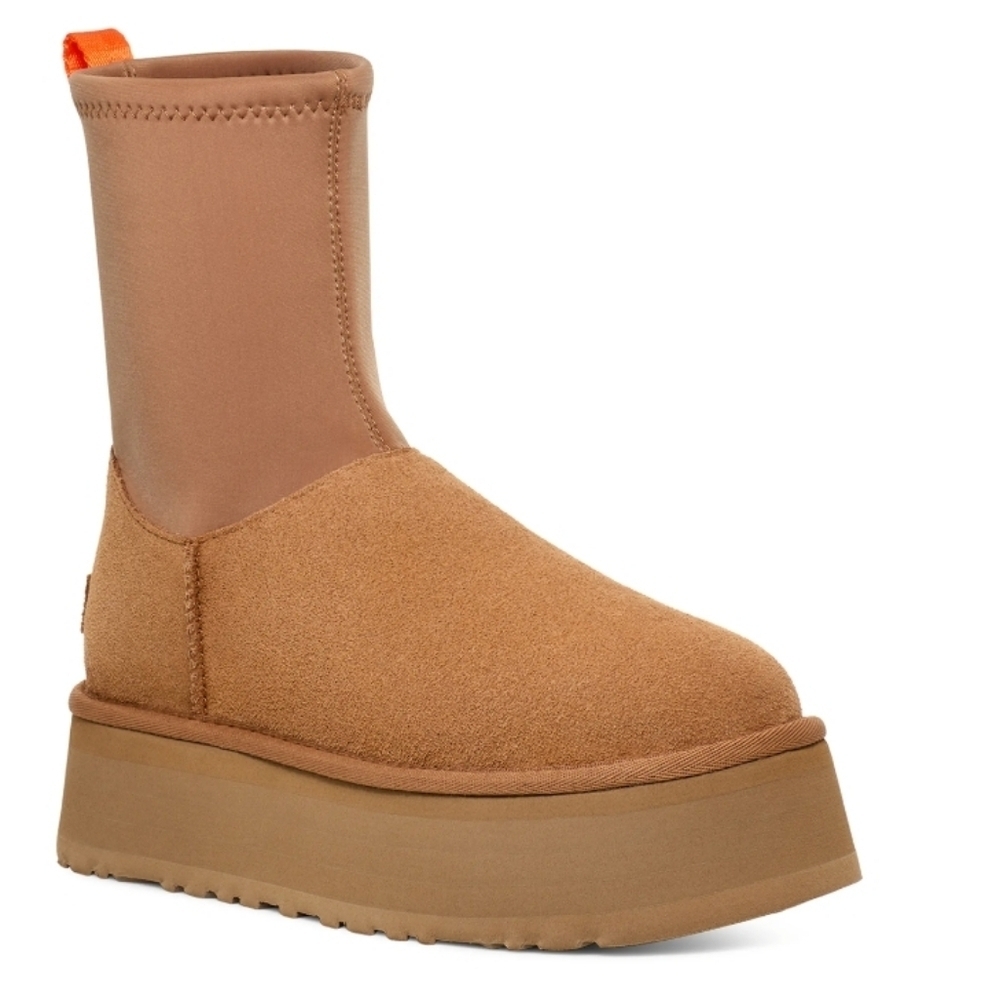 Ugg Classic Dipper Platform Boots New Chestnut Womens